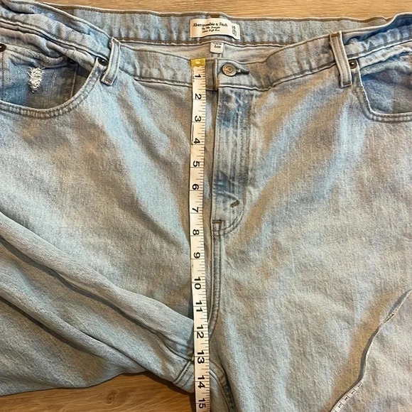 Abercrombie and Fitch Curve Love The 90s Straight Ultra High Rise 35/20S - Picture 4 of 8